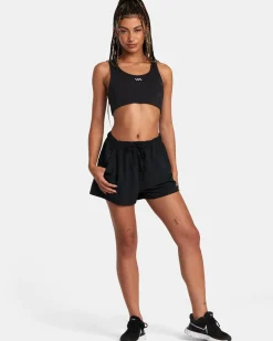 Women RVCA Athletic Shorts>VA ESSENTIAL MID-RISE YOGGER X TECHNICAL TRAINING SHORTS