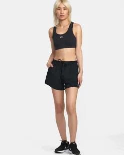 Women RVCA Athletic Shorts>VA ESSENTIAL YOGGER 12" SPORT SHORTS