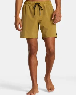 RVCA 16"-17" Outseam>VA PIGMENT ELASTIC WAIST 17" BOARDSHORTS