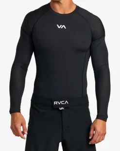 RVCA Compression Clothing>VA SPORT LONG SLEEVE RASHGUARD