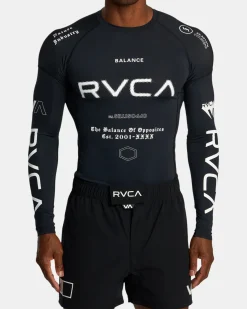 RVCA Compression Clothing>VA SPORT LONG SLEEVE RASHGUARD