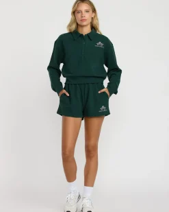 Women RVCA Athletic Shorts><noscript><img width=