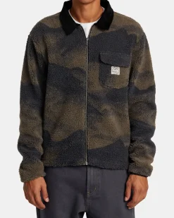 RVCA Jackets>WALKER SHERPA JACKET