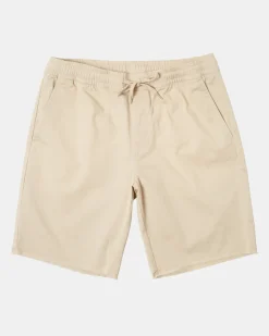 RVCA Shorts / Hybrids>WEEKEND ELASTIC WAIST SHORTS