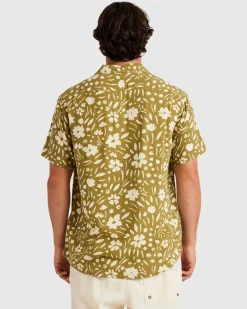 RVCA Shirts / Flannels>WILDFLOWER SHORT SLEEVE SHIRT