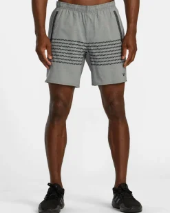 RVCA Athletic Shorts|Athletic Shorts>YOGGER STRETCH 17" ATHLETIC SHORTS