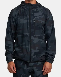 RVCA Workout Jackets|Jackets>YOGGER ZIP-UP HOODED JACKET II